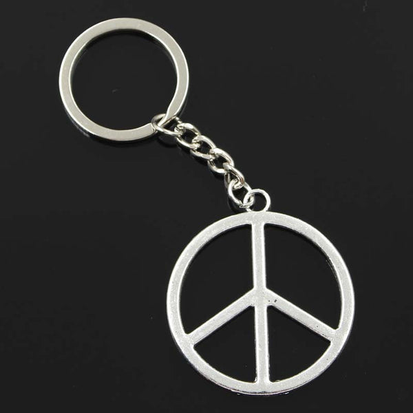Peace Sign Keychain