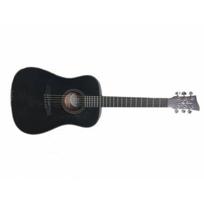 Acoustic Guitar 3/4 Size Dreadnought, 36”, Black - JTA53-SBK