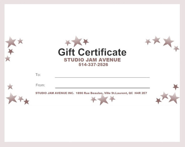 Gift Cards / Certificates