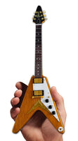 Axe Heaven Gibson 1958 Korina Flying V Mini Guitar Collectible