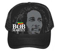 Bob Marley Casquette trucker avec logo portrait