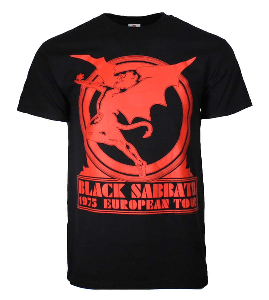 Black Sabbath Europe 75 T-Shirt