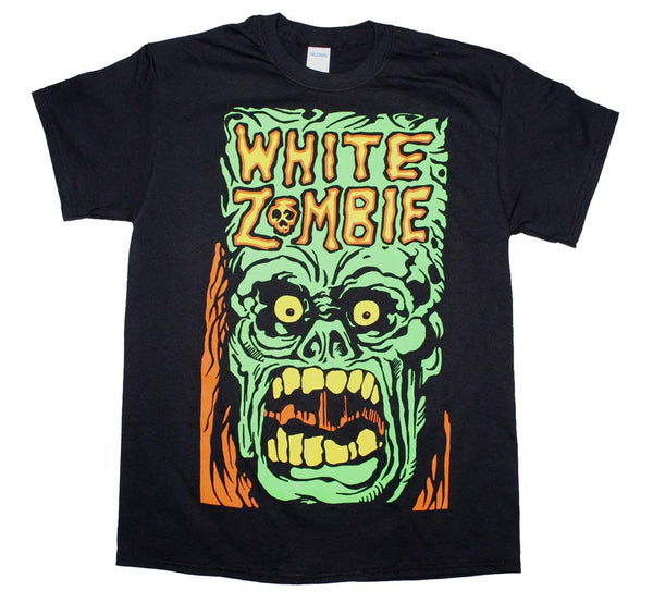 White Zombie Monster Yell T-Shirt