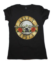 T-shirt Guns n Roses Distressed Bullet Juniors