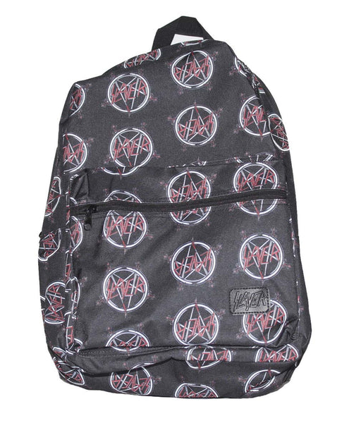 Slayer All Over Logo Print Backpack