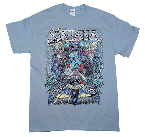 Santana Folk Skull T-Shirt