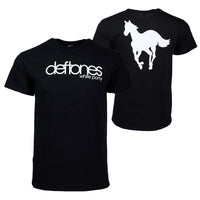 T-shirt blanc poney Deftones