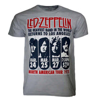 T-shirt Led Zeppelin LA 1975