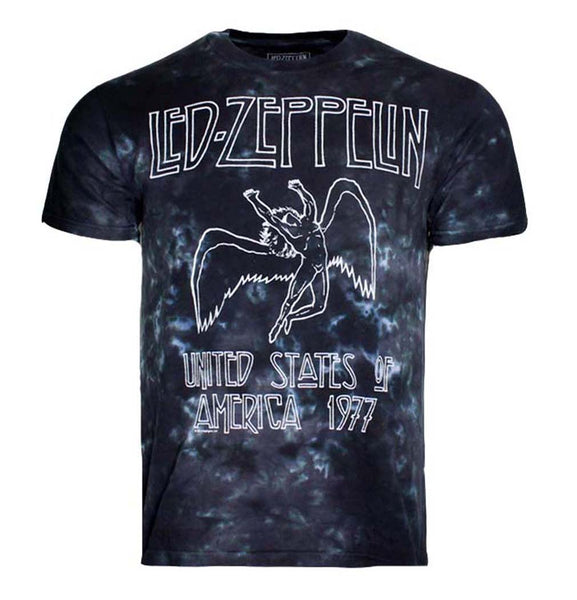 Led Zeppelin USA Tour 77 Tie Dye T-Shirt