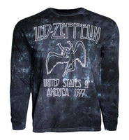 Led Zeppelin USA Tour 77 Tie Dye Long Sleeve Shirt