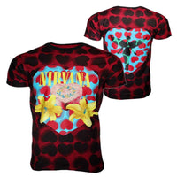 T-shirt colorant Nirvana Heart Shaped Box pour homme