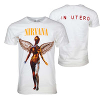 T-shirt Nirvana In Utero Blanc