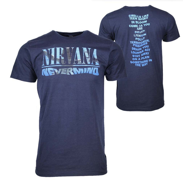 Nirvana Nevermind Album Play List T-Shirt