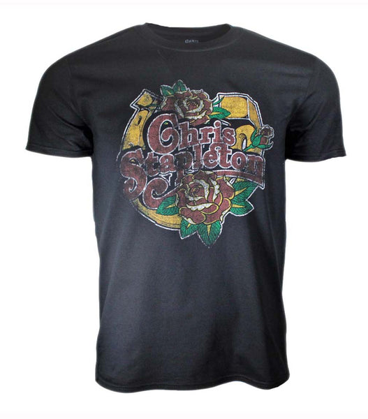 Chris Stapleton Horseshoe Roses T-Shirt