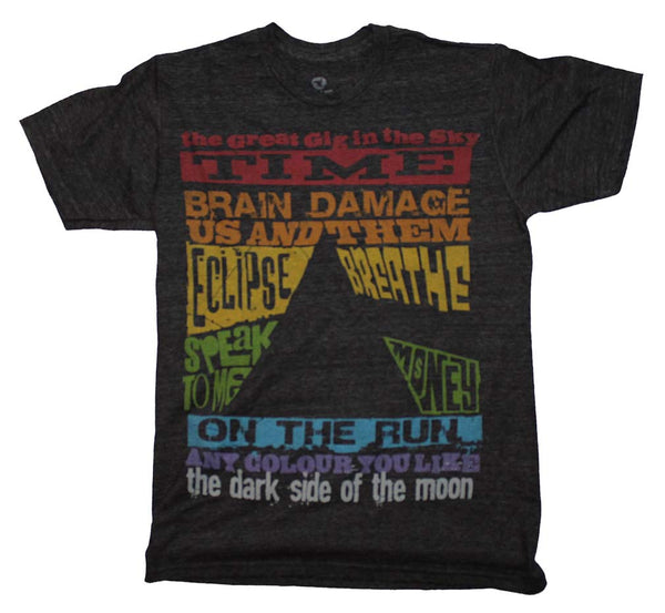 Pink Floyd Dark Side Tracks Triblend T-Shirt