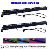 Led Bar Uplighting 24*3w Stage Wall Bar Color Effects SJA