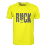 ROCK Music T Shirt Guitar Cotton Tops
