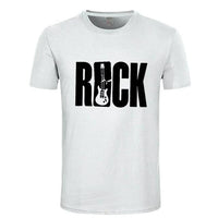 ROCK Music T Shirt Guitar Cotton Tops