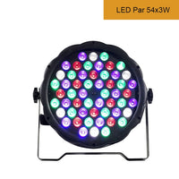LED Par Light RGBW Disco Wash Light Equipment 8 Channels DMX 512 LED Uplights Strobe Stage Lighting Effect SJA