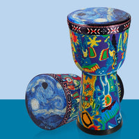 8inch Colorful Painted Children Toys Djembe Drum Beginners Music For Kids Instruments
