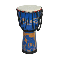 10 pouces Djembe tambour africain en bois tambour à main Instrument de percussion acajou SJA