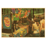 Woodstock 1969 Musique Wall Art Decor SJA