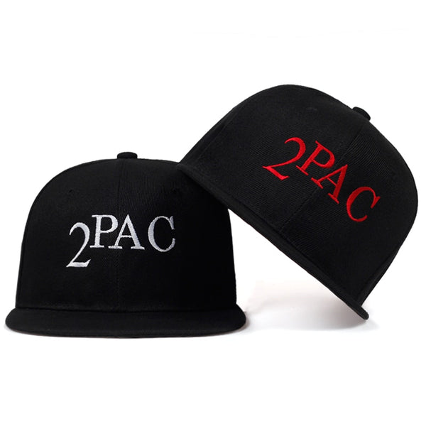 2PAC Letter Baseball Cap 100% cotton Men Women  Snapback Hats SJA