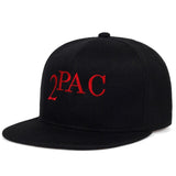 2PAC lettre casquette de baseball 100% coton hommes femmes chapeaux snapback SJA