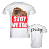 T-shirt Miss May I Stay paresseux en métal