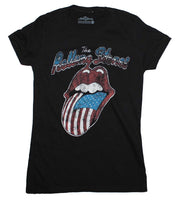 Rolling Stones Vintage U.S.A. Tongue Junior's T-Shirt