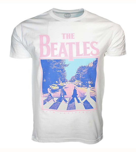 Beatles 50th Anniversary Abbey Road White T-Shirt