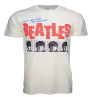 Beatles American Tour 1964 - T-shirt imprimé crème sur le devant