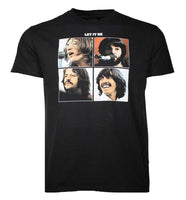 T-shirt Beatles Let It Be noir