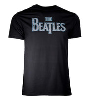 T-shirt à logo vintage en détresse Beatles