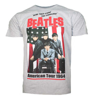 Beatles American Tour 1964 T-shirt gris