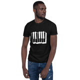 Piano Keyboard Music Short-Sleeve Unisex T-Shirt