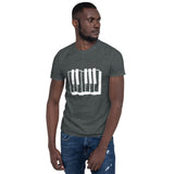 Piano Keyboard Music Short-Sleeve Unisex T-Shirt