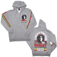 Bob Marley Manchester Tour Zip Hoodie Sweatshirt