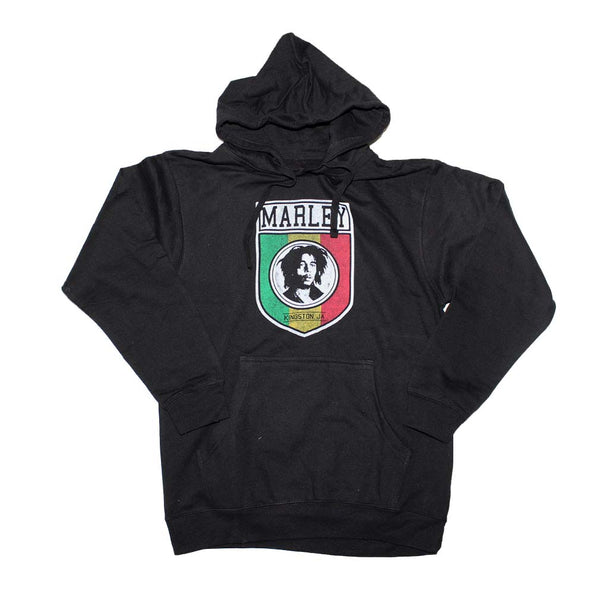 Bob Marley Kingston Shield Pullover Hoodie Sweatshirt